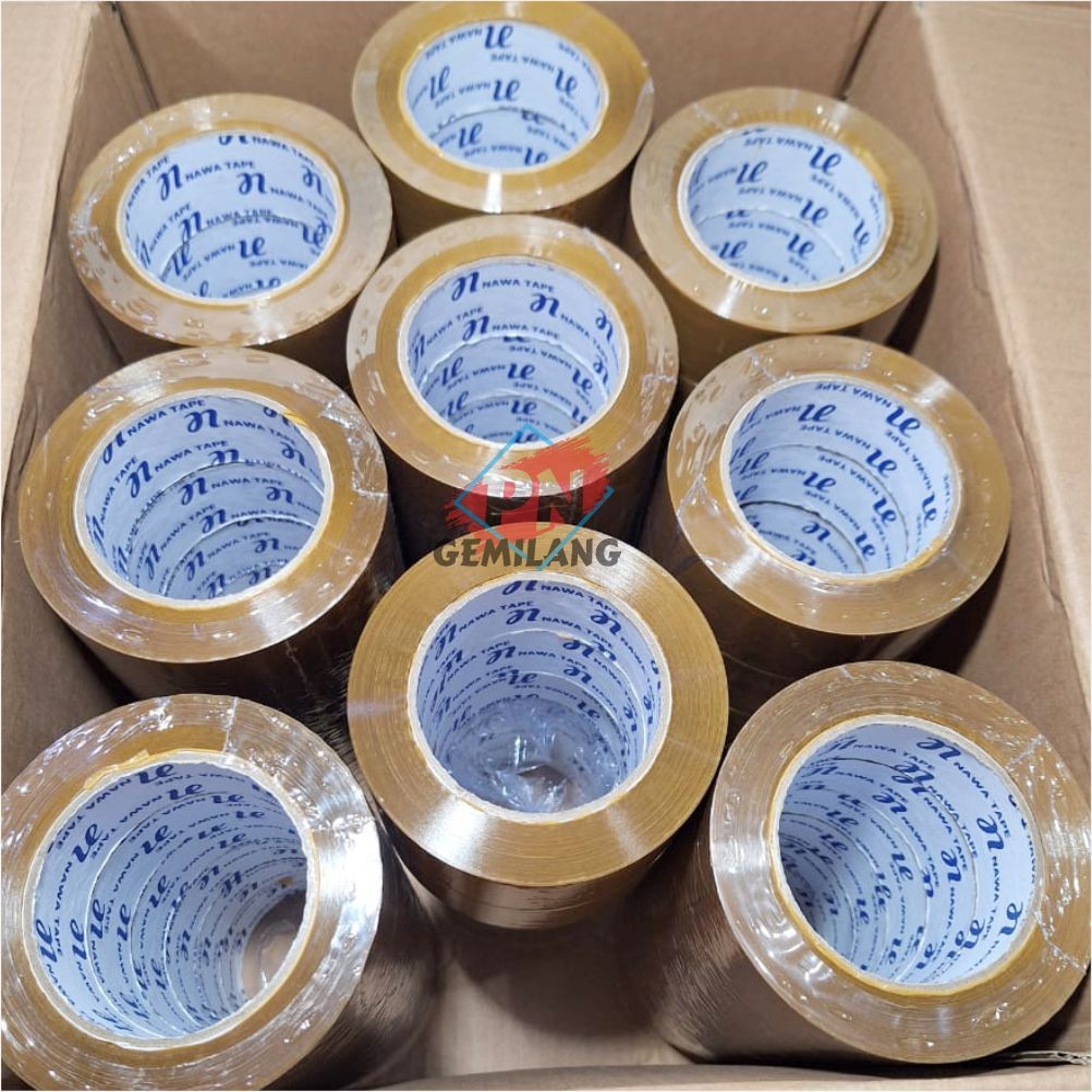 

1 DUS / 54 PCS LAKBAN 200 YARD SUPER MURAH Lakban BENING & MURAH