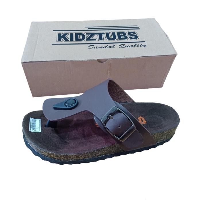 JejakKecil- Sandal Kulit Anak Laki Laki Sandal Fashion Anak Sandal Slip On Sandal Jepit Anak