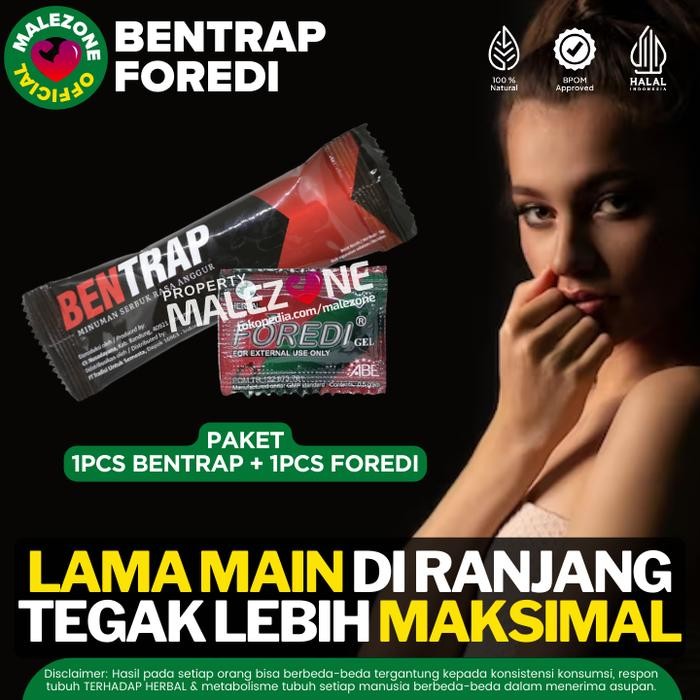 terjaminDiKita- Obat Herbal Bentrap Foredi Gel Kuat Stamina Pria Original