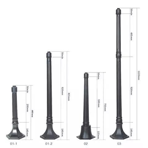 Logic - tiang lampu taman Outdoor tiang lampu jalan Tinggi 274