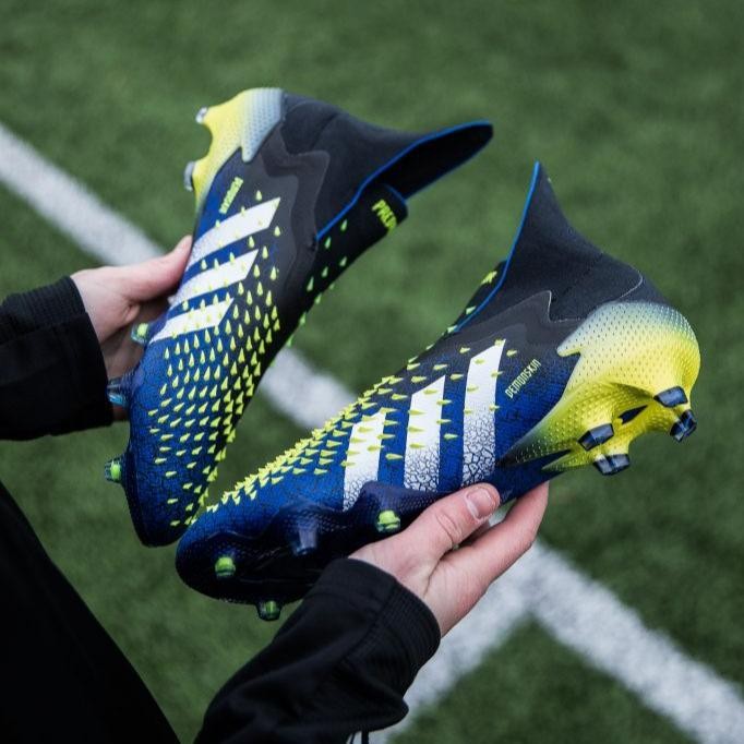 Special Price Sepatu Bola Anak Predator Freak + Fg Core Black Cloud White Solar New