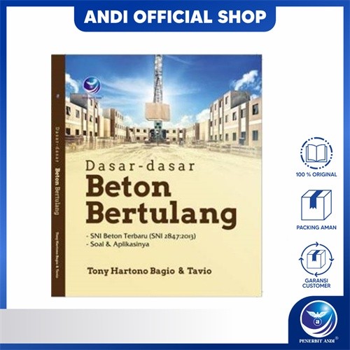 Penerbit Andi - Buku Dasar-dasar Beton Bertulang