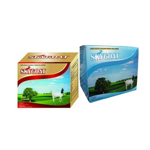 

SKYGOAT Susu Kambing Etawa Bubuk Original Paling Murah Best Seller Sky Goat Isi 10 Sachet