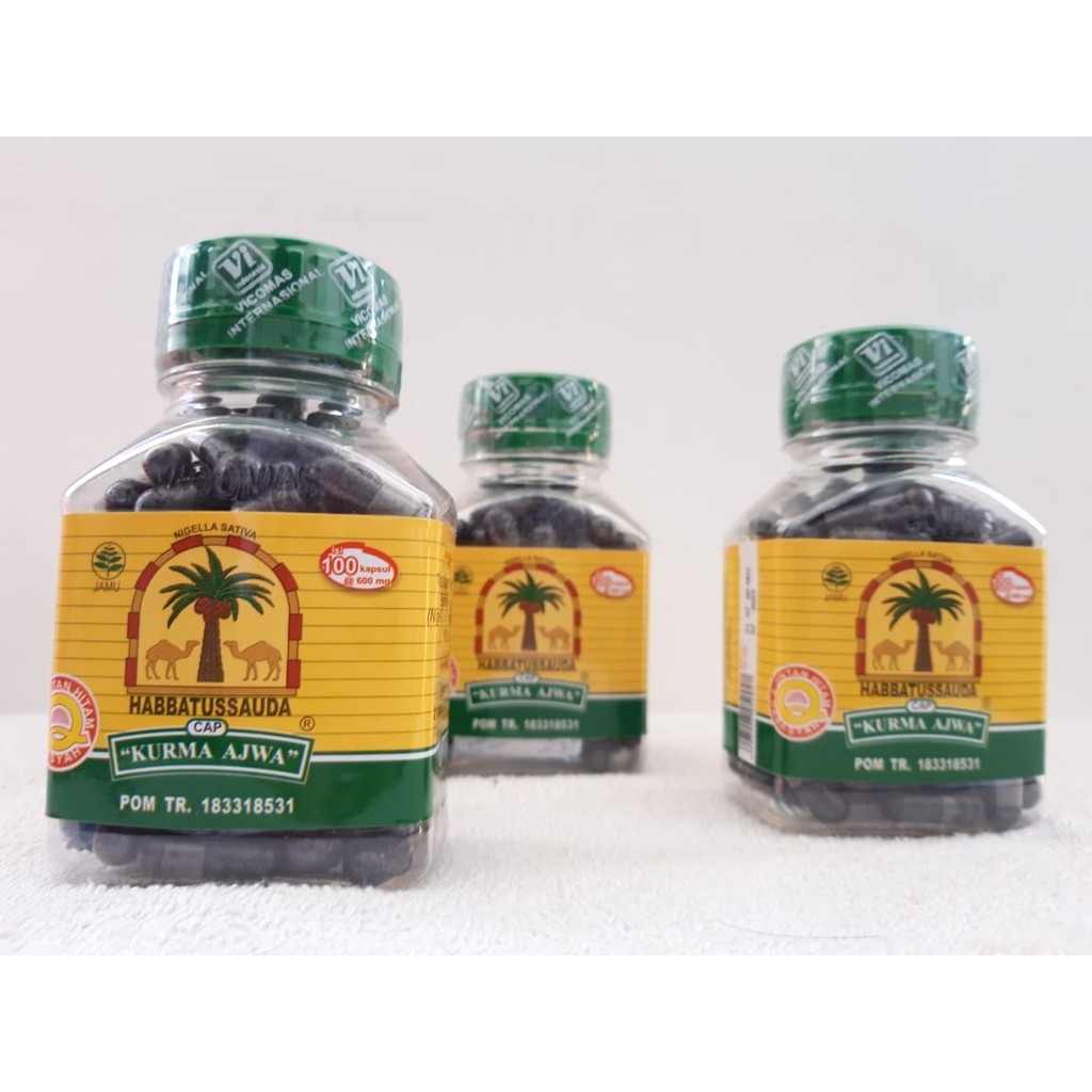 

Habbatussauda Serbuk Cap Kurma Ajwa 100 Kapsul Habbats Serbuk Kurma Ajwa