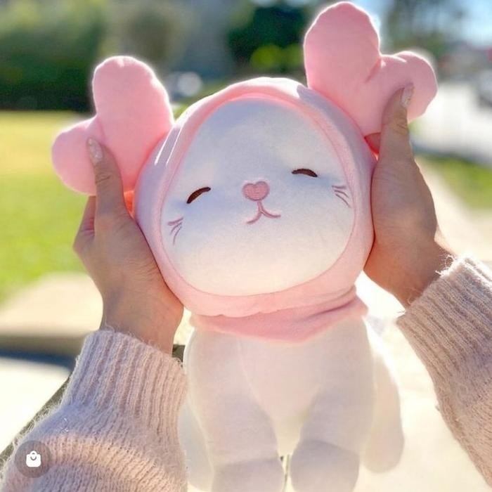Kitten cat Plush toy MINISO - boneka Kucing posisi duduk super lucu
