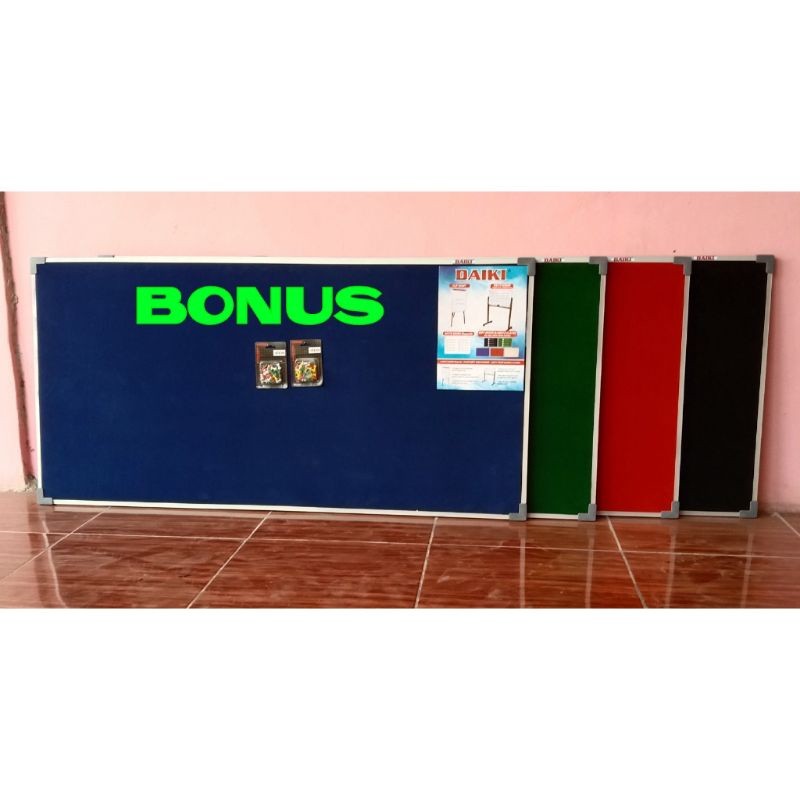 

Softboard / papan mading DAIKI Bludru u 120x180 Cm