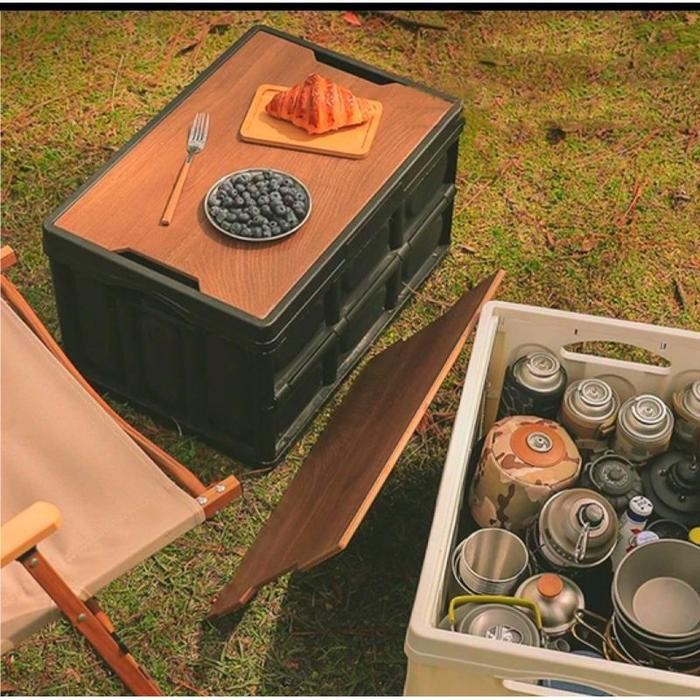 Kotak Box Lipat Piknik Campervan Multifungsi/Foldable Storage Box 30L Terlaris