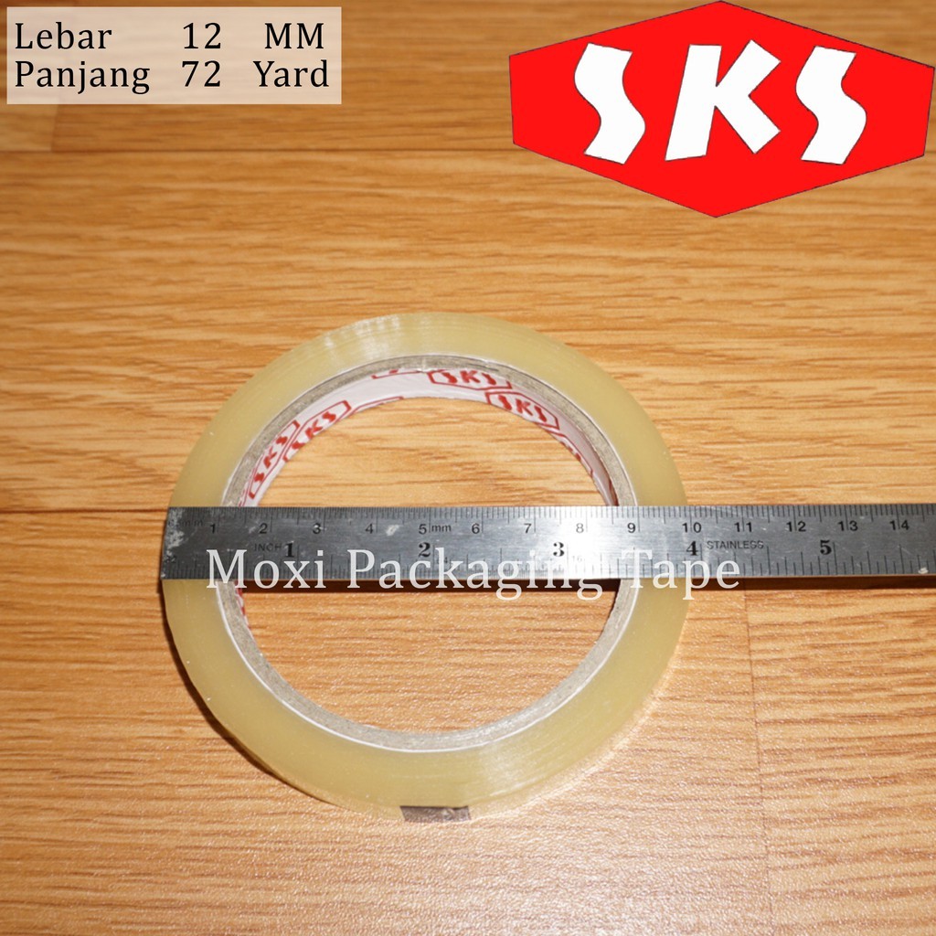 

Isolasi Bening 0.5 inch 72 Yard Selotip Solasi Solatip DUS