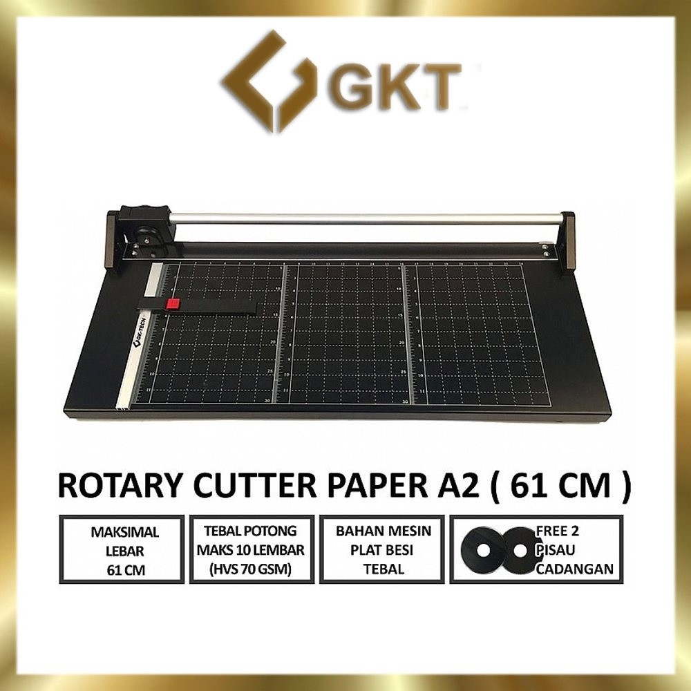 

Rotary Paper Cutter Trimmer A4 / A3 Vertikal dan A2 / A1 Vertikal - Alat Potong / Pemotong kertas