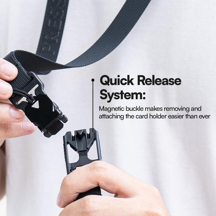 

Ready- Kinetic Lanyard Cardholder Wallet Id Card Name Tag By Glhf Studio