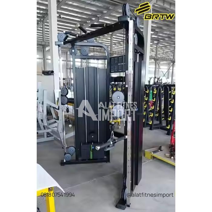 Brtw Functional Trainer Tb17 Alat Fitness Import Adjustable Dual Pulley Brightway