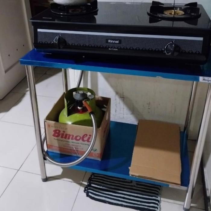 Meja Dapur Kompor Stainless Royal St 101