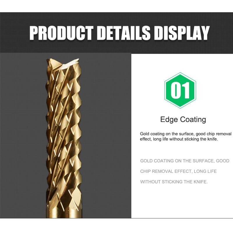 Coated Pcb Corn Milling Cutter Imported Alloy Milling Cutter Carving Circuit Board Tungsten Steel Mi