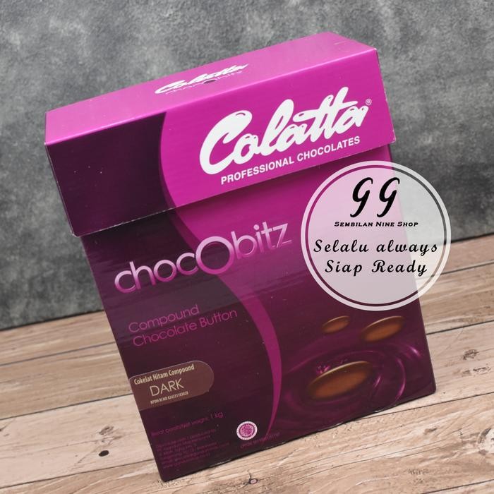 

InstanTanyadulu- COLATTA DARK COMPOUND COIN 1 Kg Chocobitz Chocolate Coklat Cokelat