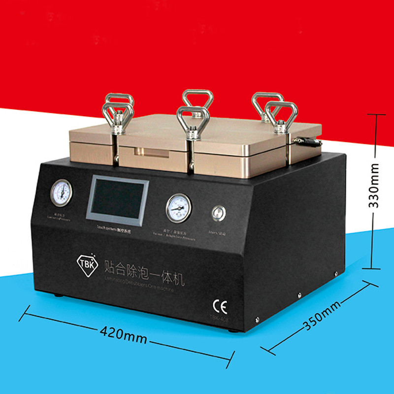 Vacuum Frame Laminating Machine Air Bubble Remover 2 in 1 LCD Touch Screen Repair Machine Bubble Rem