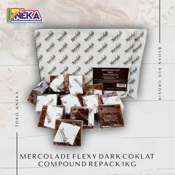 

InstanTanyadulu- Mercolade flexy dark coklat compound 1kg(repack)