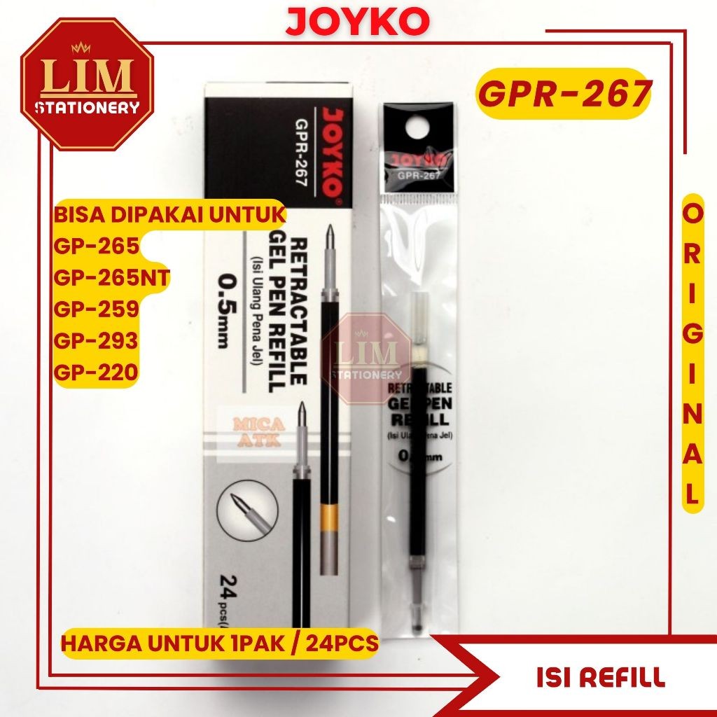 

ISI REFILL 267 / ISI GP-265 (1PAK/24PCS)