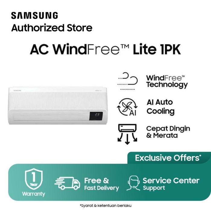SAMSUNG AC WINDFREE LITE 1PK - AR10CYFAAWKNSE