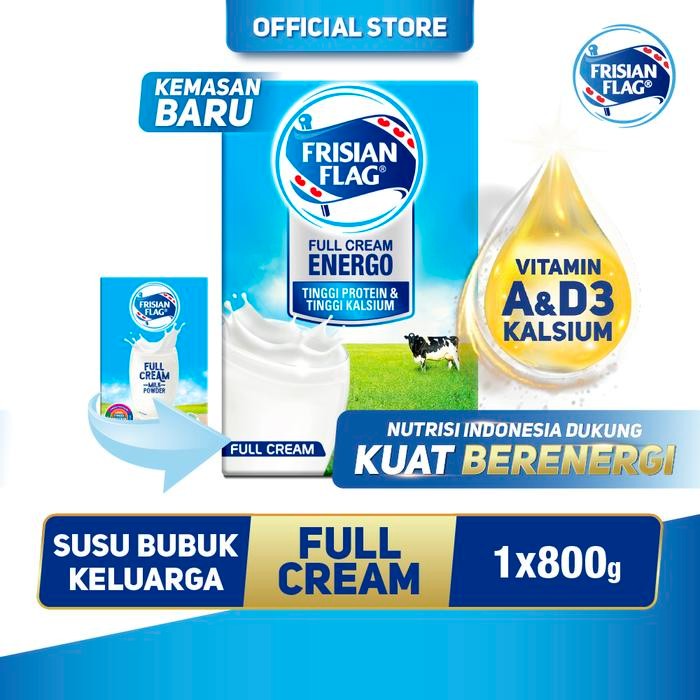 

Lalaa_Store Frisian Flag Full Cream Energo Susu Bubuk 800g