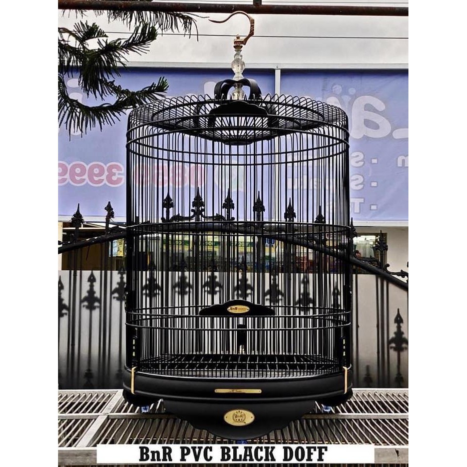 SANGKAR KANDANG MURAI BNR BLACK DOF NO 2 FREE CEPUK PRES CUP 1 SET terbaru