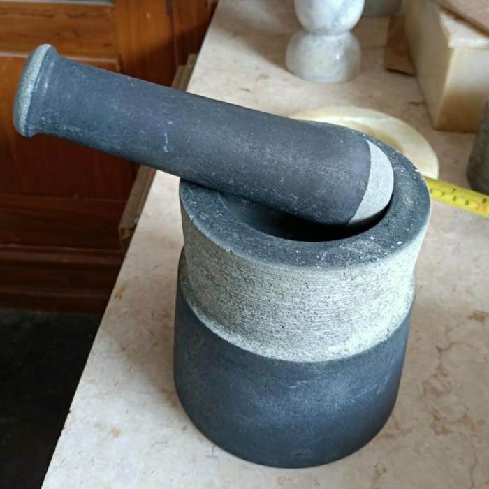 Kenanganpawon Set Lumpang Alu Batu Granit Alam