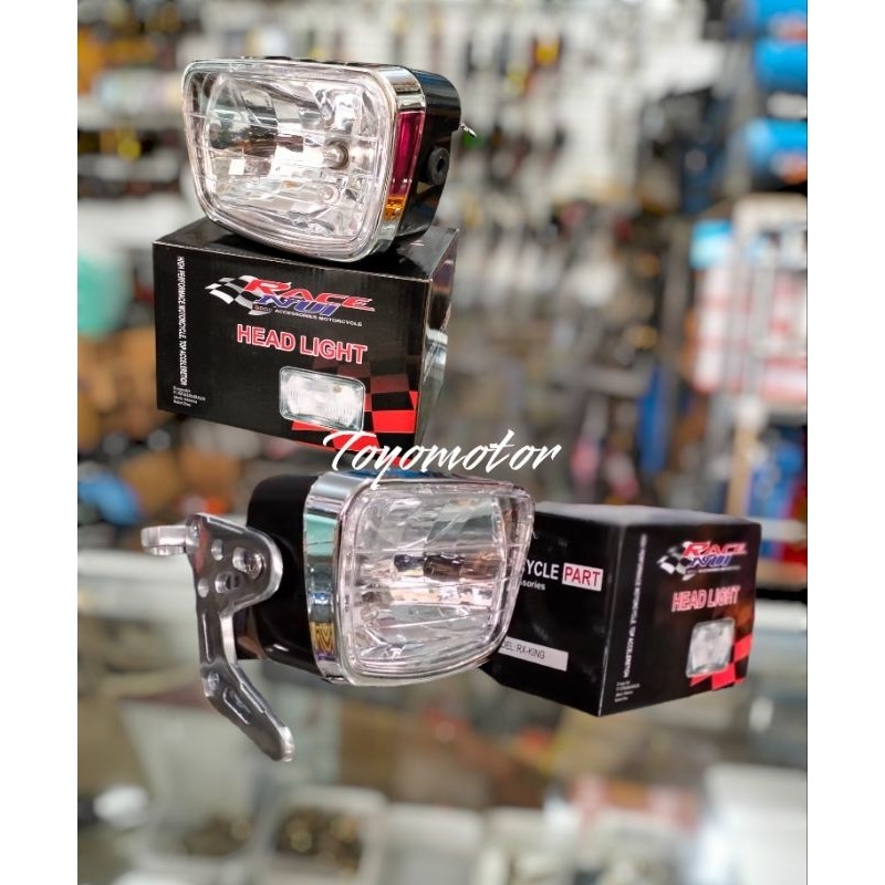 LAMPU DEPAN RX KING KUPINGAN LAMPU RX KING BREKET PANGKON SET LAMPU RX KING