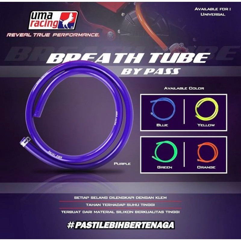SELANG HAWA SELANG TUTUP OLI HAWA UMA RACING UNIVERSAL PANJANG 1METER MOTOR