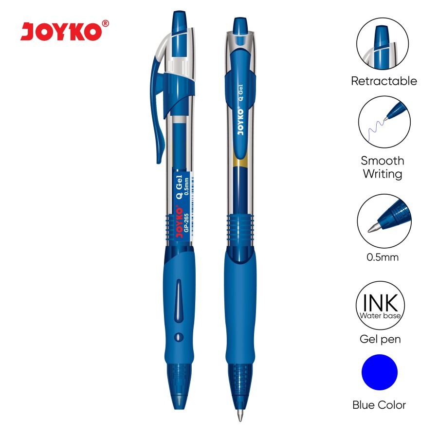 

Gel Pen Pulpen Q Gel Pena GP-265 0.5mm