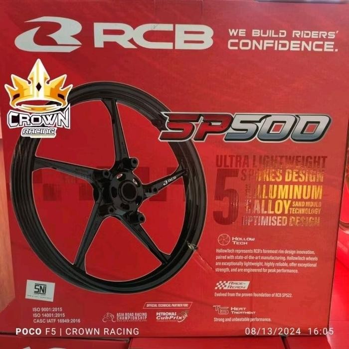 Velg RCB SP500 Ring 17 Yamaha Jupiter Z / Vega / FIZR / MX Old / RX King Motorcycle