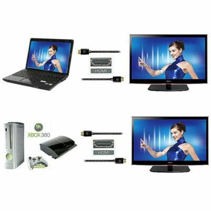 HDMI TO HDMI KABEL PC LAPTOP MONITOR KE TV LED LCD PROYEKTOR 3 METER