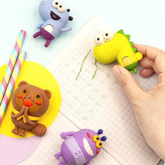 

ID PENGHAPUS KARAKTER UKURAN BESAR KARTUN BINATANG LITTLE MONSTER ALAT TULIS STATIONERY