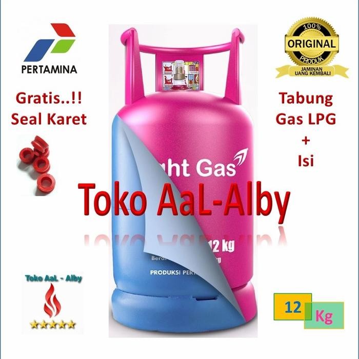 Tabung Gas 12 Kg LPG/Elpiji + isi