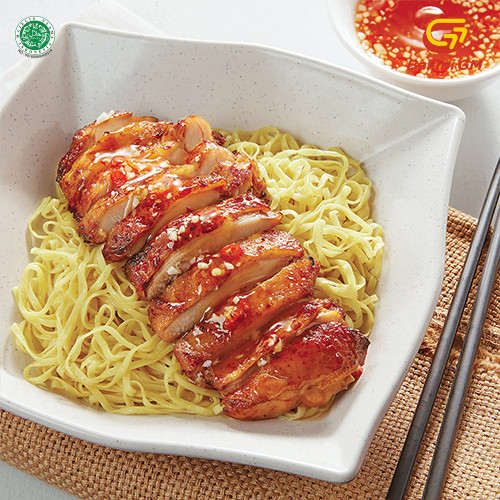 

Bakmi GM - Bakmi / Nasi Ayam Saos Thai (Matang)