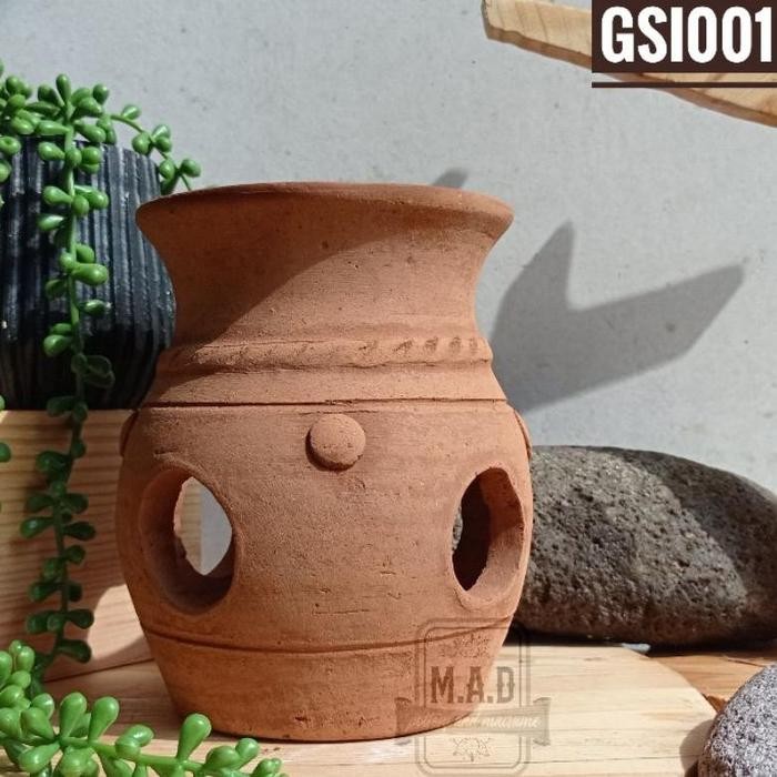 Tempat Sembunyi Ikan Gentong Kendi Hiasan rium Model Siklchana Botia Sidat Ikan Sapu *