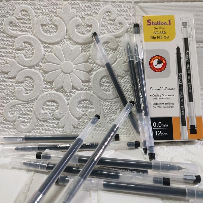 

ID PENA GEL STATION ST-330 BIG FILL GEL ISI 12 PCS MURAH