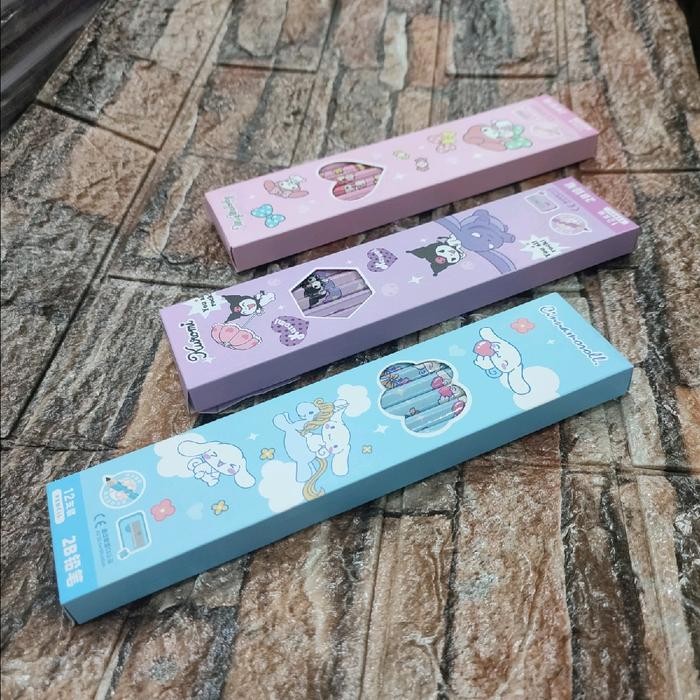 

ID PENSIL KAYU KARAKTER 2B MOTIF SANRIO BARU - ISI 12 PCS - RAUTAN PERLENGKAPAN SEKOLAH