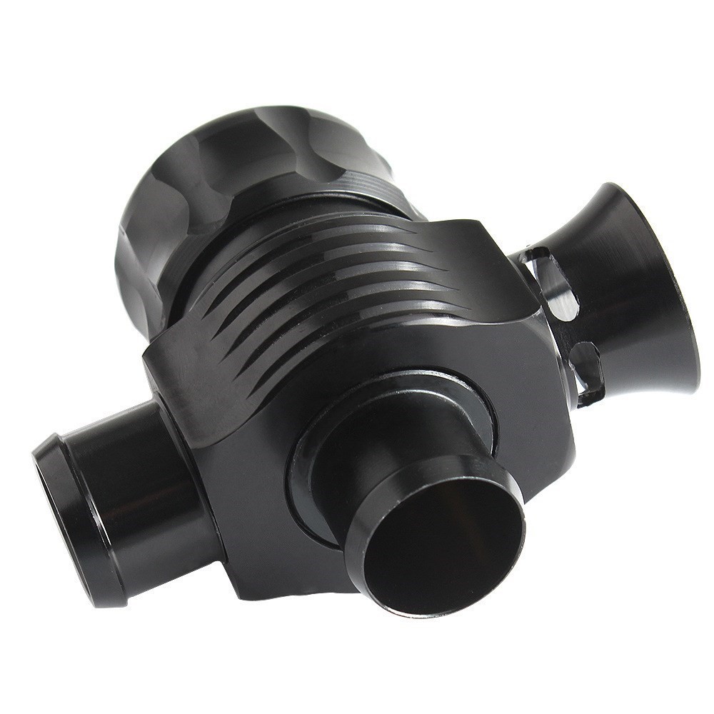 NEW UNIVERSAL TURBO DIVERTER DUMP BLOW OFF VALVE DUAL PORT WITH HORN FOR VW MK4 GOLF POLO GTI 1.8T