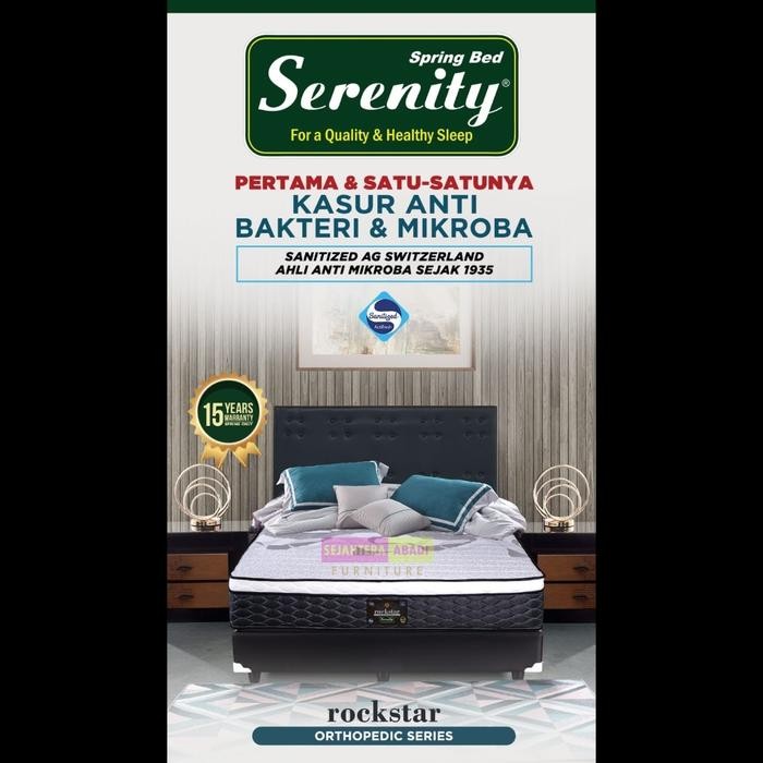 Elite springbed rockstar orthopedic serenity springbed rebonded foam