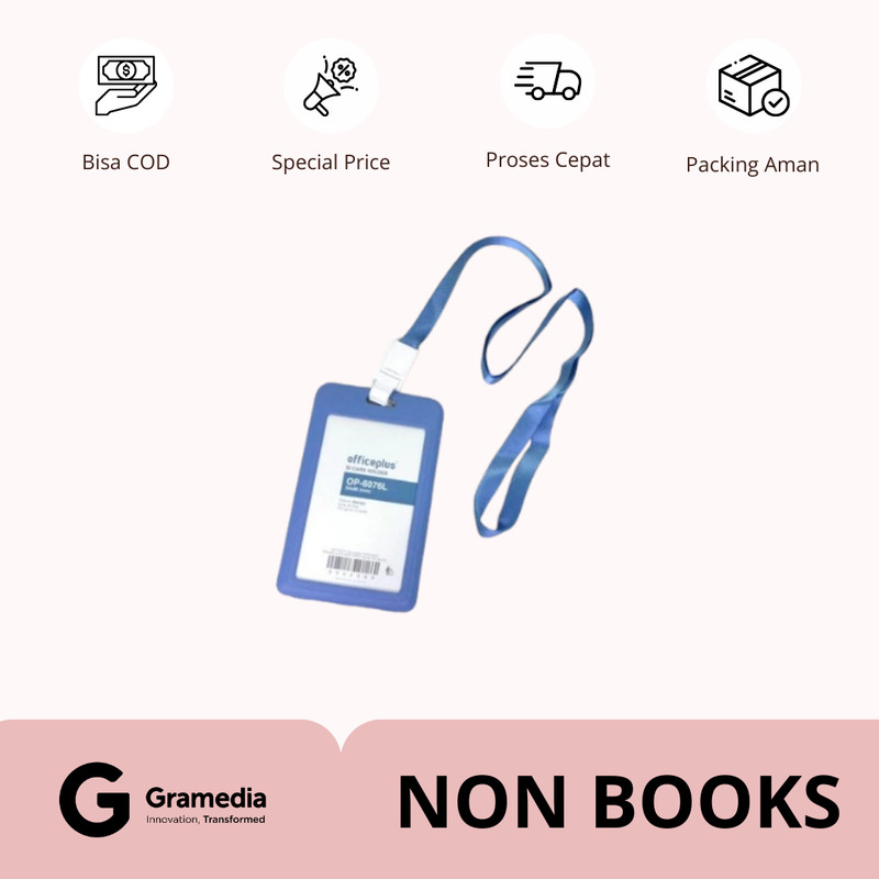 

Gramedia Supratman | Office-P Id Card Portrait Round+Lanyard Grey Op-6076L | Produk Original Gramedia