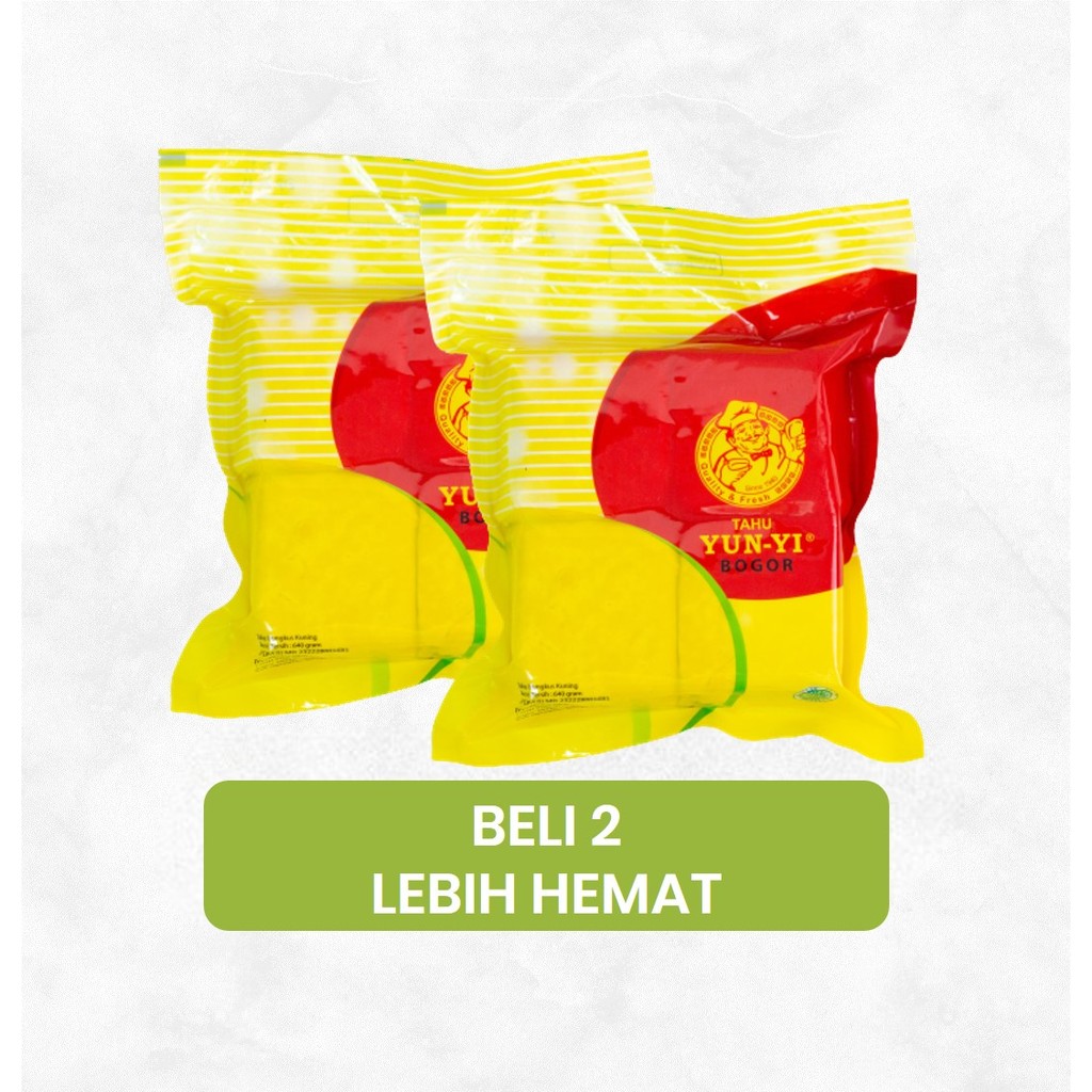

Bundle - 2 x Tahu Yunyi Kuning 8 pcs 640 gram