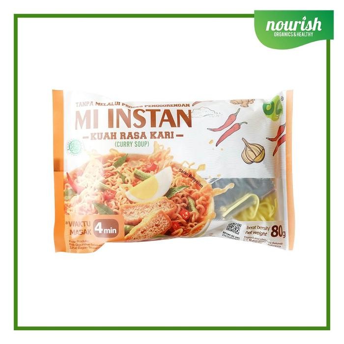 

ORGANIC CENTER, MIE INSTANT CURRY 80 GR (NO MSG)