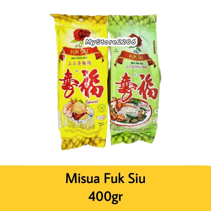 

MIE SUA CAP FUK SIU FUKSIU 400GR / MIE SOA / MISUA / MISOA / MI SUA / MEESUA / MESUA FUKSIU / FUK