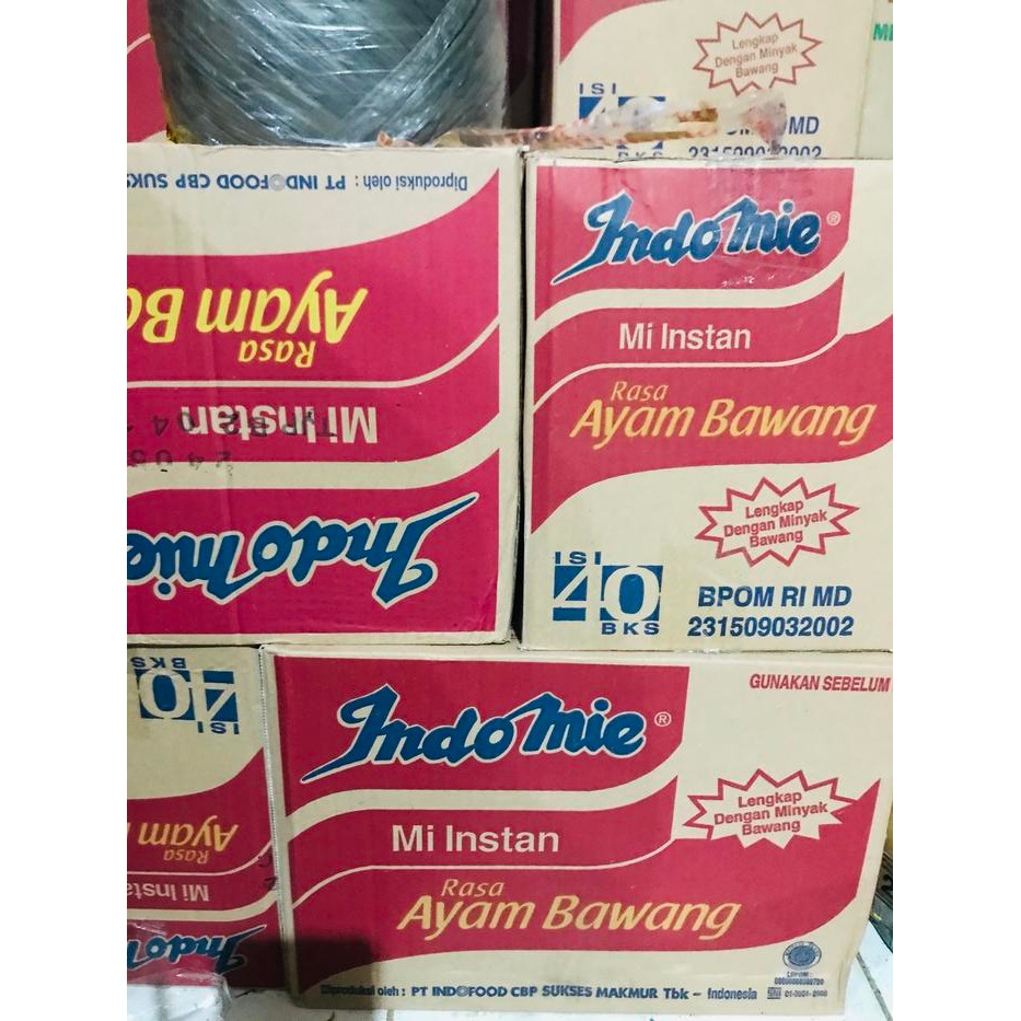 

INDOMIE AYAM BAWANG 1 DUS KARTON ISI 40 PCS