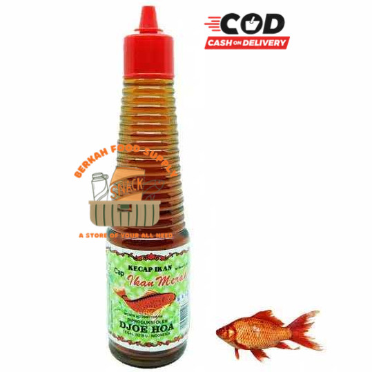 

Djoe Hoa Kecap Ikan Cap Ikan Merah 140ml / Djoe Hwa
