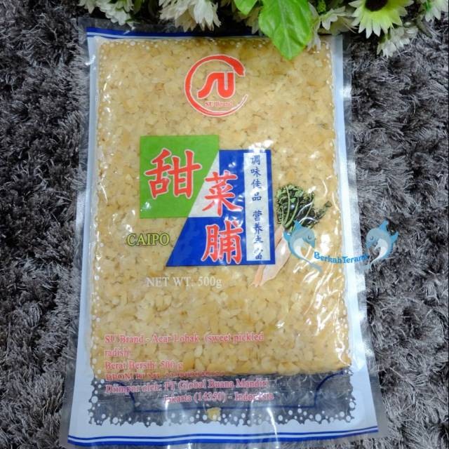 

Caipo Manis SU Brand 500gr / Acar Lobak Manis / Sweet Pickled Radish