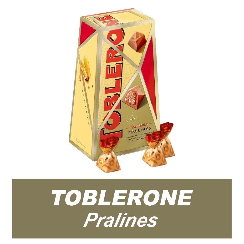 

Coklat TOBLERONE PRALINES Berat 180gr Exp Januari 2026 PROMO