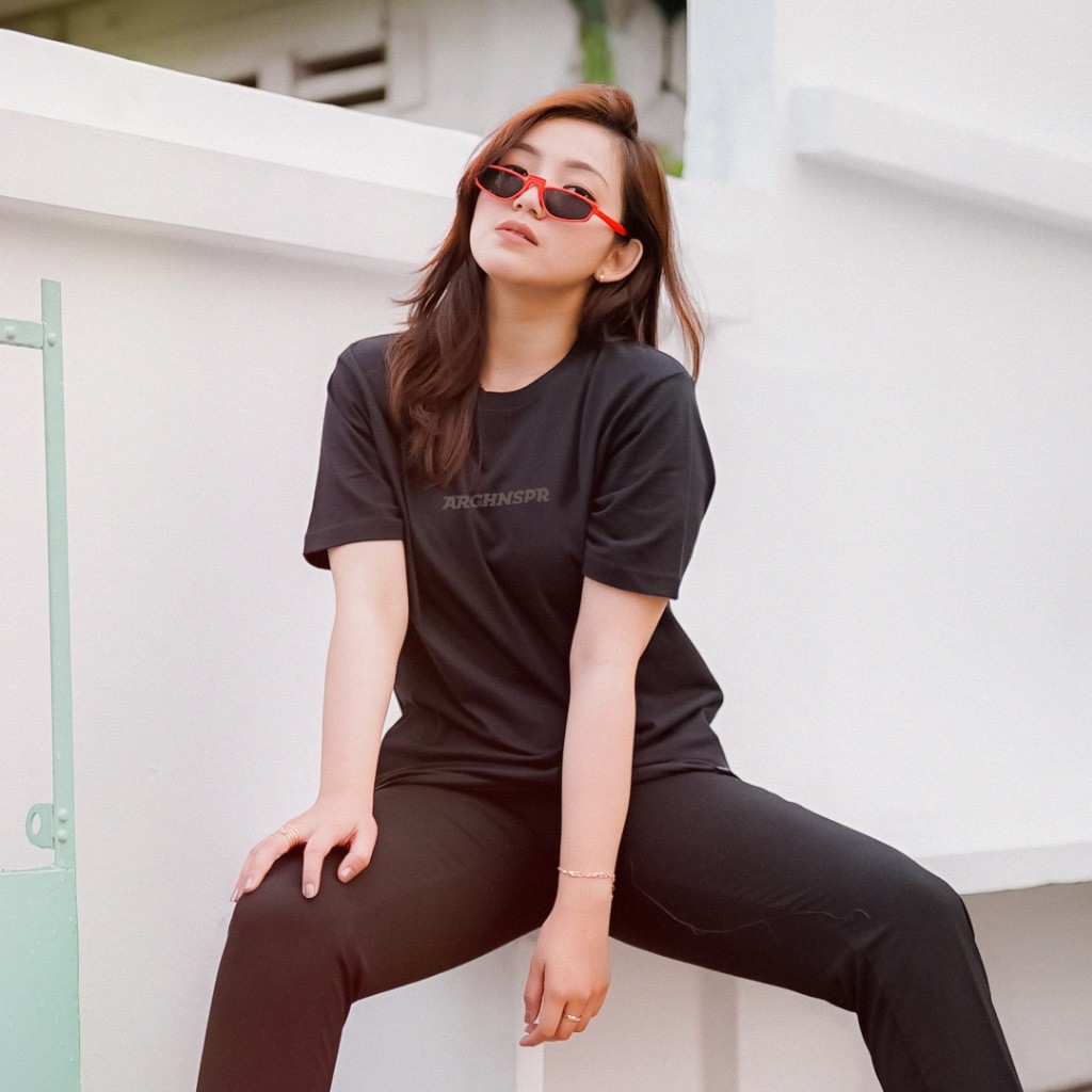 Arghinspire Tshirt Black BIGZONE - Kaos Combed lengan pandek Hitam - Baju Distro Katun Regular