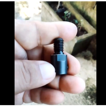 Adapter Chuck Drill Bor Gerinda M10 Cutting Berkualitas 4 Inch Grinder Kunci L Baut Tanam AS 5 MM