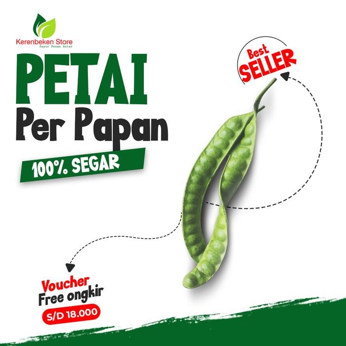 

Petai Pete Segar 1 Papan Aroma Khas, Cocok untuk Sambal & Tumisan *