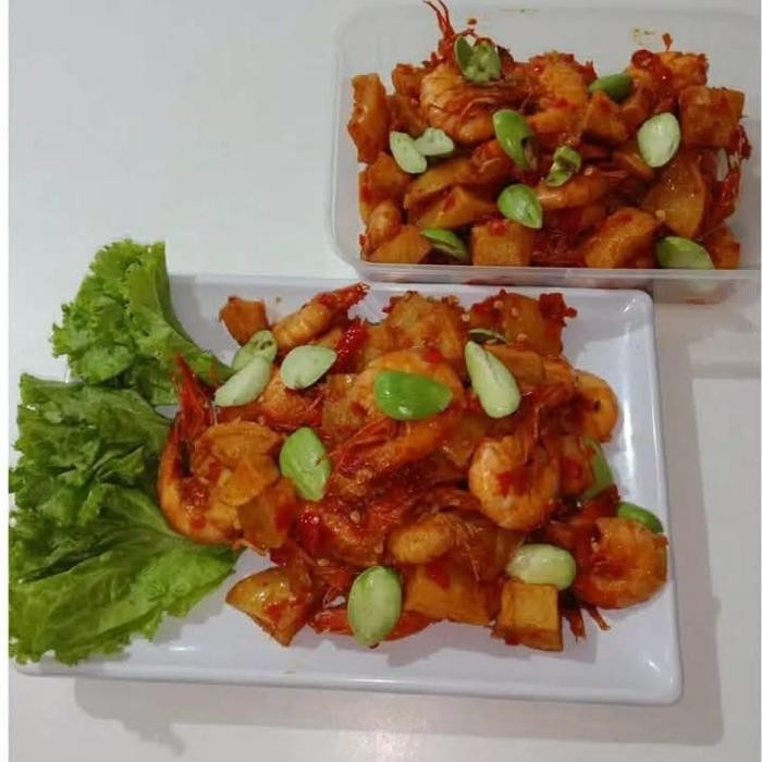

Sambel goreng kentang udang petai *